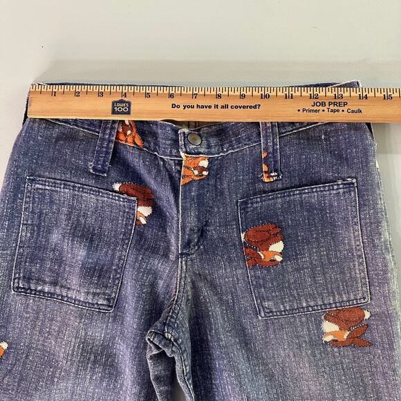 Wrangler Jeans Juniors 9 Vintage Bootcut Y2K Bunnycore Coquette Western - Picture 6 of 8